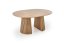 Okrúhly rozkladací jedálenský stôl FARGO 120(210)x120 prírodný