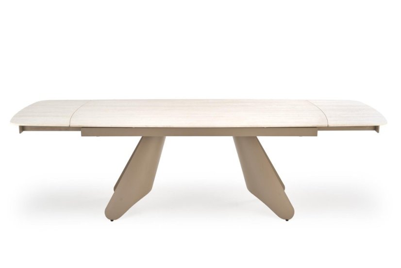 Rozkládací jídelní stůl SALIX 180(260)x90 traventin/kašmír