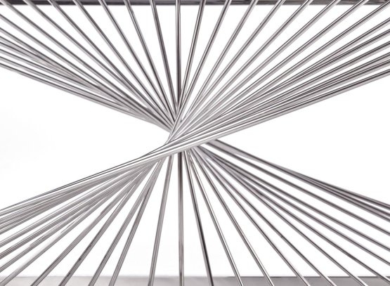 Konferenčný stolík INFINITY strieborný