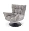 Otočné a houpací relaxační křeslo HAGEN šedé