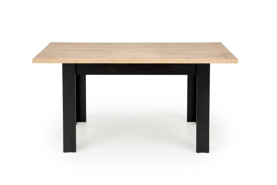 Rozkladací jedálenský stôl BAGIO 120(160)x80 dub artisan/čierny