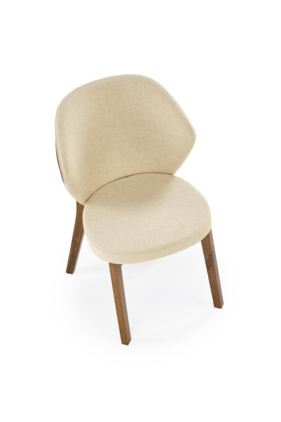 Jedálenská stolička K583 orech/hnedá/béžová