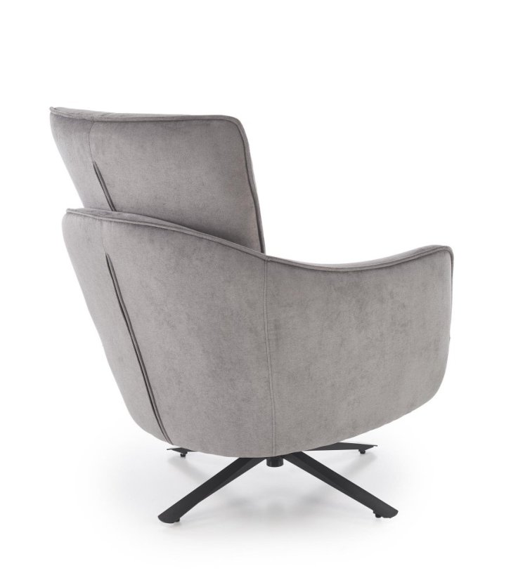 Otočné křeslo SCAMPI šedé