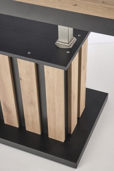 Konferenčný stolík BARETTI dub artisan/čierny
