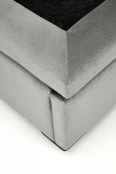 Čalúnená posteľ CONTINENTAL 1 160x200 sivá