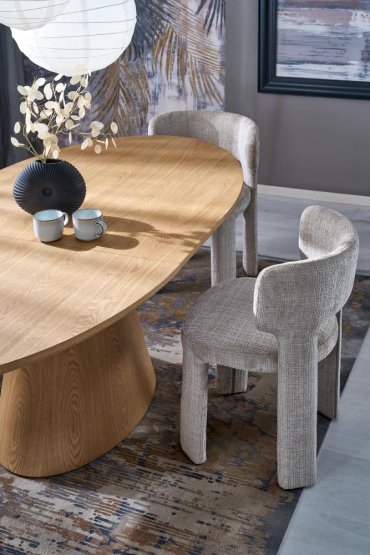 Rozkladací jedálenský stôl CALYPSO 160x100 prírodný