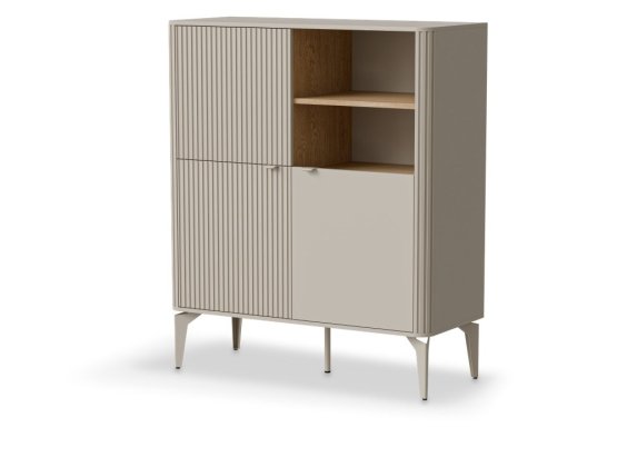 Komoda BELUCI KM-2 kašmír / dub cremona