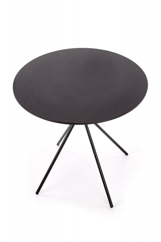 Kulatý jídelní stůl FONDI 80 černý