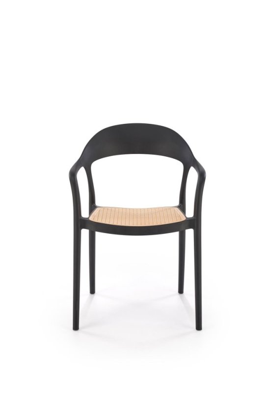 Židle K530 černá/přírodní