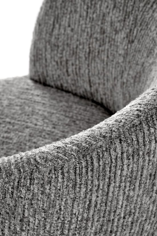 Otočné jedálenské kreslo K581 sivá