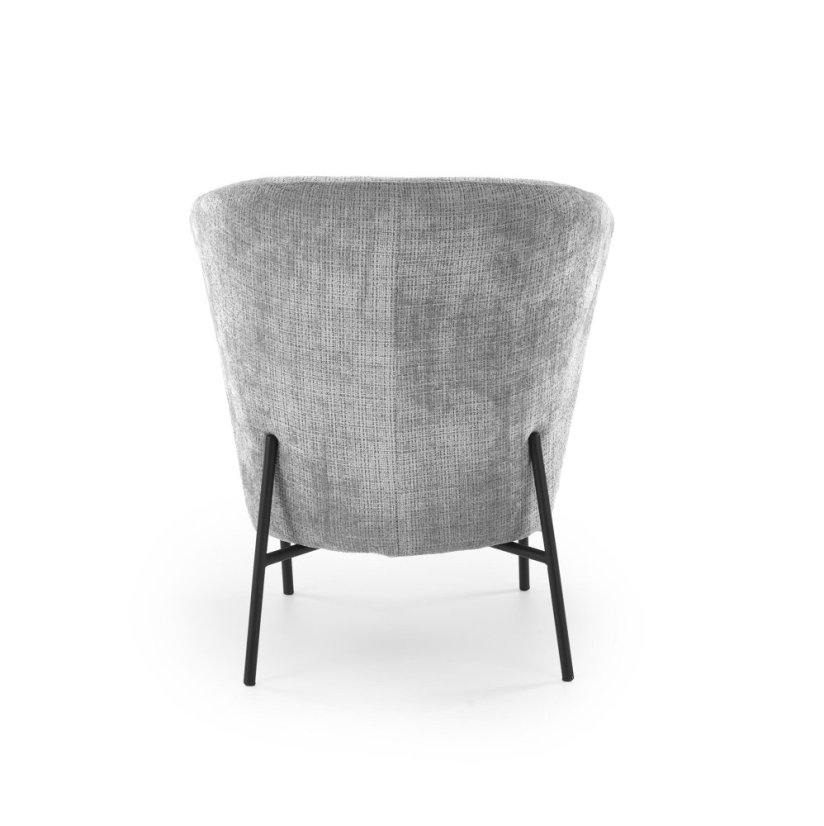 Čalúnené kreslo CEZAR sivé