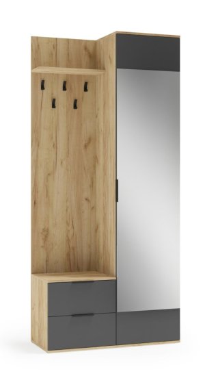 Predsieňová stena CORAL dub zlatý / antracit