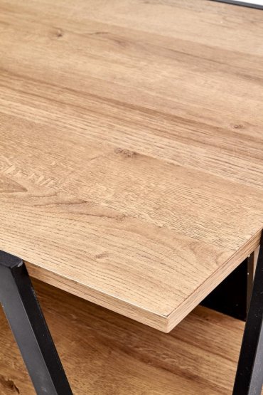 Konferenční stolek VOLTA dub zlatý/černý