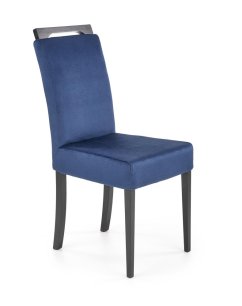 Jedálenská stolička CLARION 2 velvet modrá