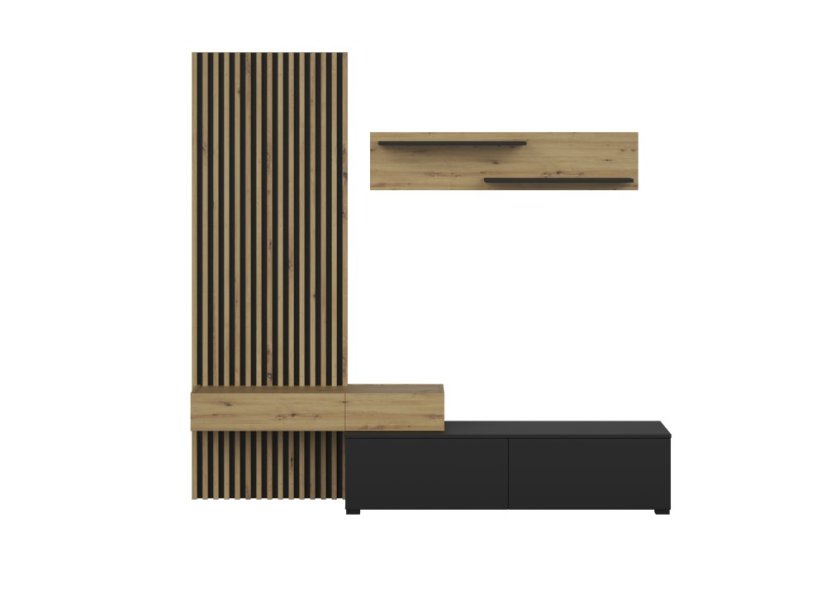 Obývací sestava CAMINO dub artisan/černá