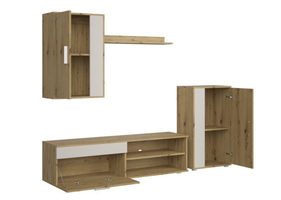 Obývacia zostava BENSON dub artisan/kašmír