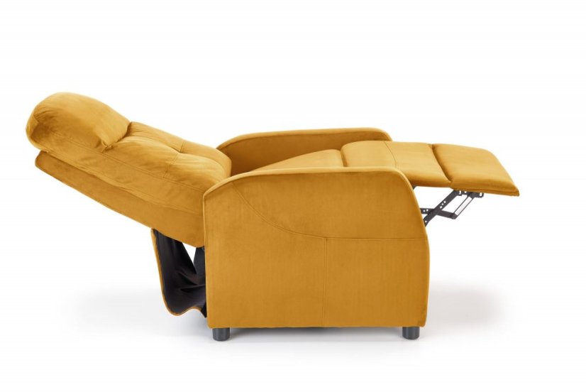 Relaxační křeslo FELIPE 2 hořčicové