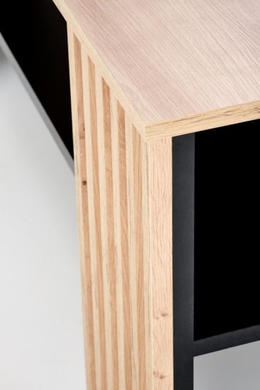 Konferenční stolek FEMINA dub artisan/černý