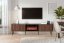 TV stolík SOLANO RTV-2 orech warmia / čierny mramor (200 cm)