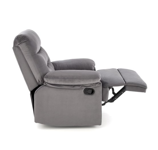 Relaxačné kreslo DRAGER sivé