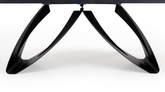 Rozkladací jedálenský stôl HILARIO 180(260)x90 orech/čierna