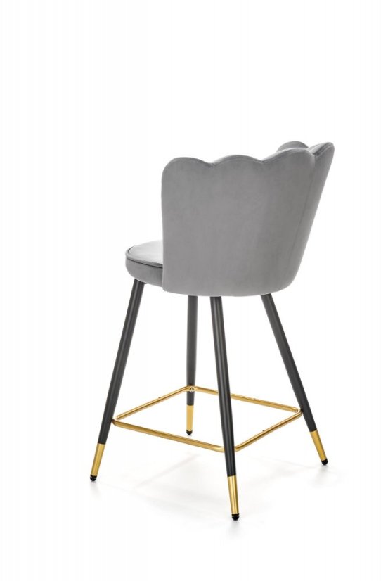 Barová stolička H106 sivá