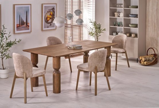 Rozkladací jedálenský stôl MELTON 200(300)x101 svetlý orech