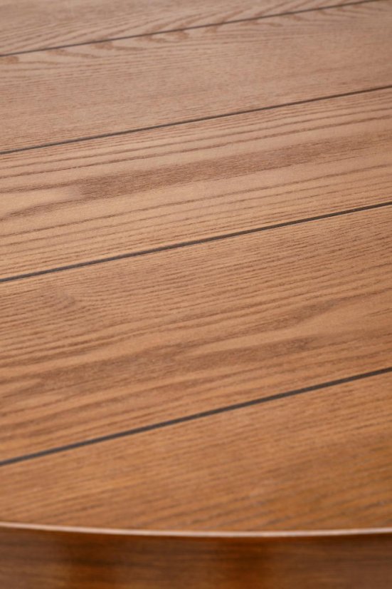 Kulatý jídelní stůl BARRY ø 105 ořech/černý