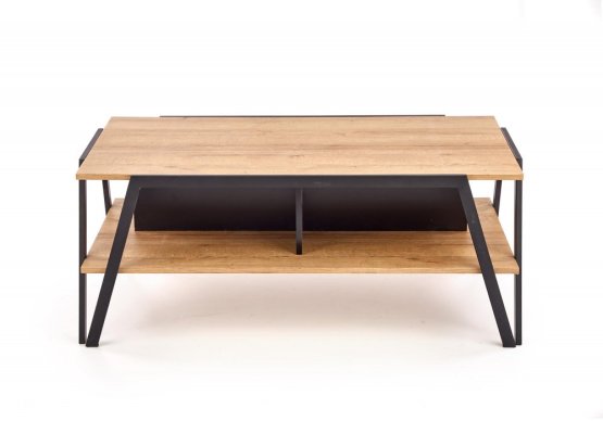 Konferenční stolek VOLTA dub zlatý/černý