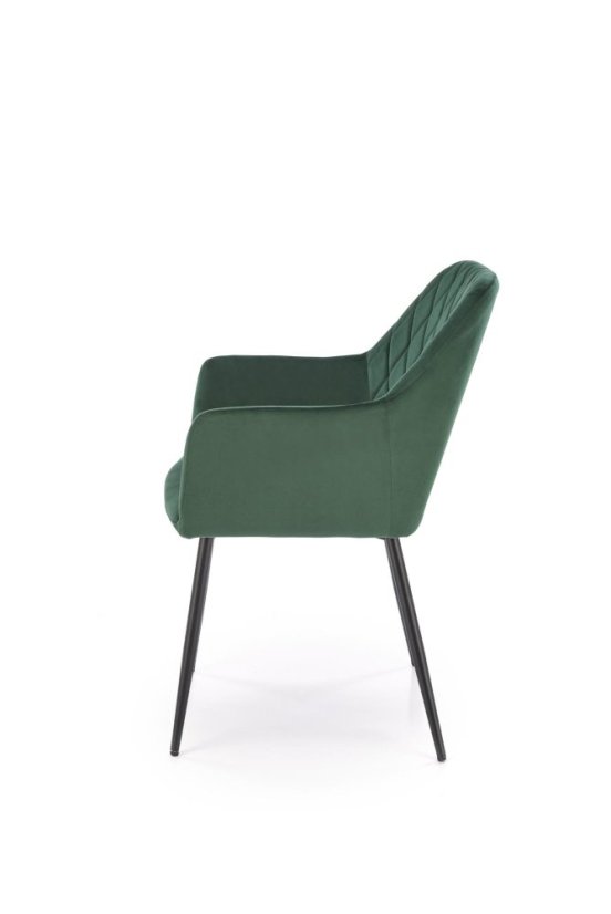 Jedálenské kreslo K558 tmavo zelené