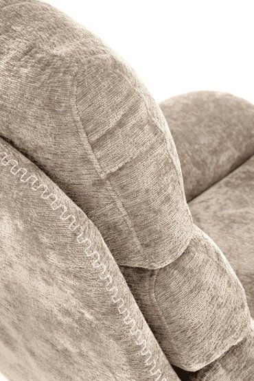 Kreslo DARIO s podnožkou béžové