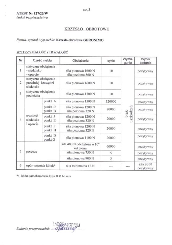 Kancelářská židle GERONIMO černá