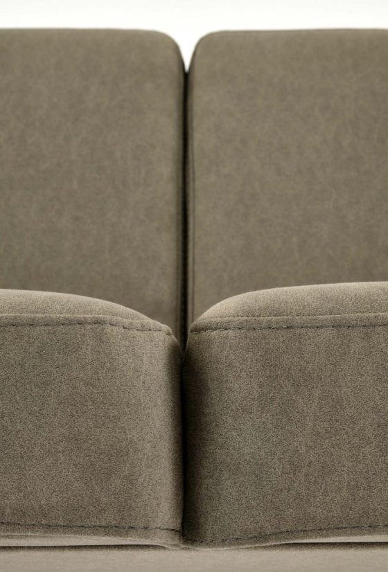 Dvoumístná pohovka MILANO 2S zelená/tmavý ořech