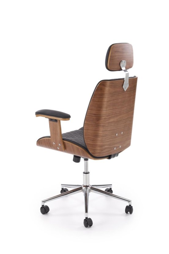 Kancelárske kreslo TIMBER orech/čierna