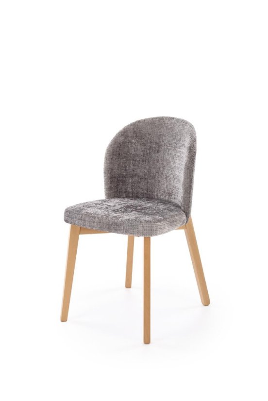 Jedálenská stolička BASSO dub prírodný/sivá