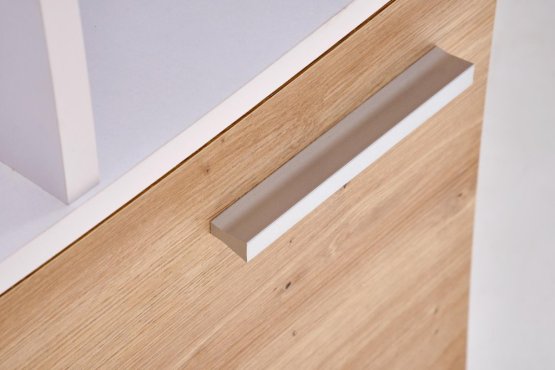 Psací stůl MISO bílá/dub artisan