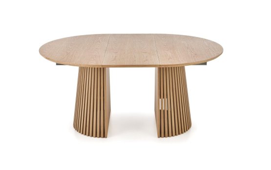 Okrúhly rozkladací jedálenský stôl FARGO 120(210)x120 prírodný