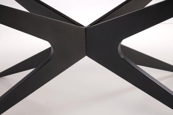 Rozkladací jedálenský stôl SANDRO 180(240)x100 čierny
