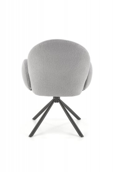 Otočná stolička / kreslo K498 sivá