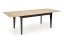 Rozkladací jedálenský stôl EDMONDO 160(240)x90 dub prírodný/čierny