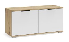Botník / skříňka do předsíně CLIF ST-100 dub artisan / bílá