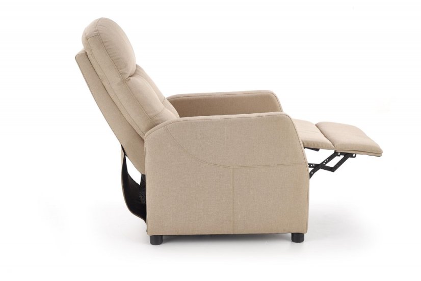 Relaxační křeslo FELIPE polohovatelné béžové