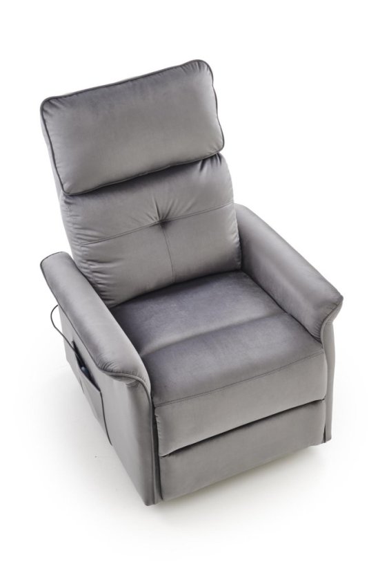 Relaxační křeslo SEMIR 2 šedé