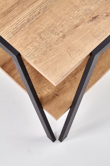 Konferenční stolek VOLTA dub zlatý/černý