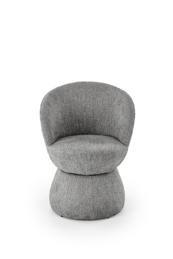 Otočné jedálenské kreslo K581 sivá