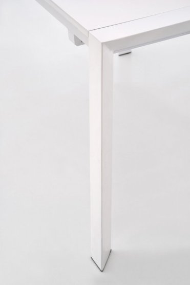 Rozkládací jídelní stůl STANFORD 130(210)x80 bílý