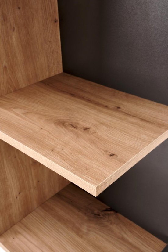 Písací stôl MISO grafit/dub artisan