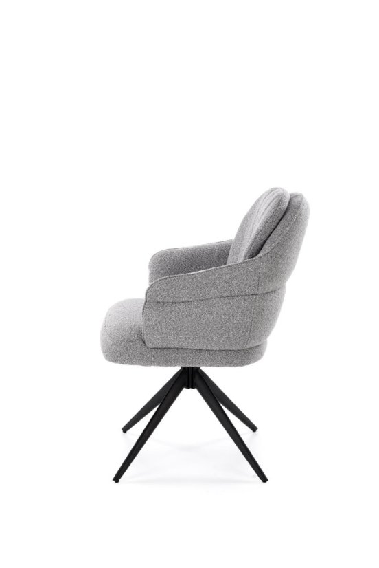 Jedálenské kreslo K570 sivá