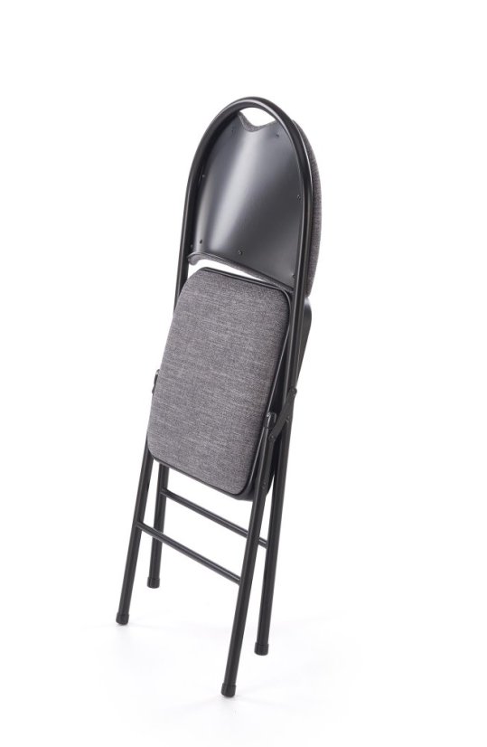 Skládací židle K566 černá/šedá