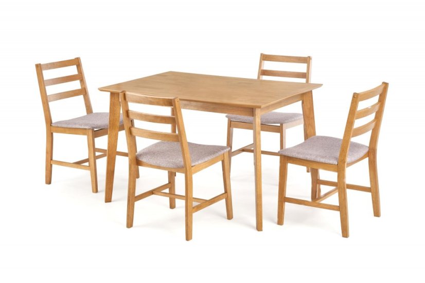 Jedálenský set 4+1 CORDOBA svetlý dub